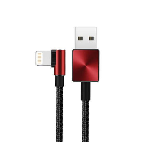 Cargador Cable USB Carga y Datos D19 para Apple iPad Air 10.9 (2020) Rojo