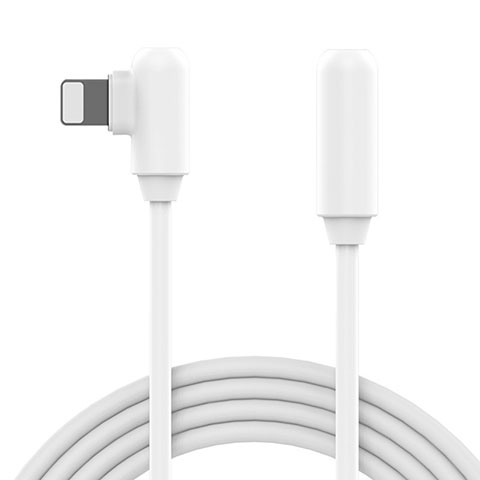 Cargador Cable USB Carga y Datos D22 para Apple iPad Mini 2 Blanco