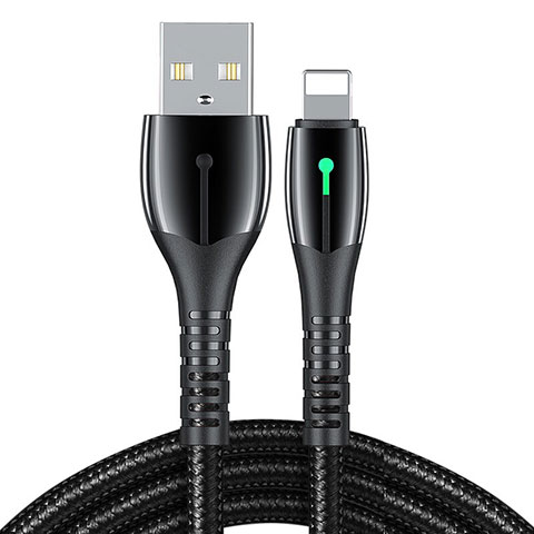 Cargador Cable USB Carga y Datos D23 para Apple iPhone 6S Plus Negro