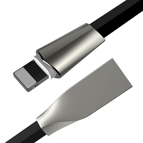 Cargador Cable USB Carga y Datos L06 para Apple iPhone Xs Negro