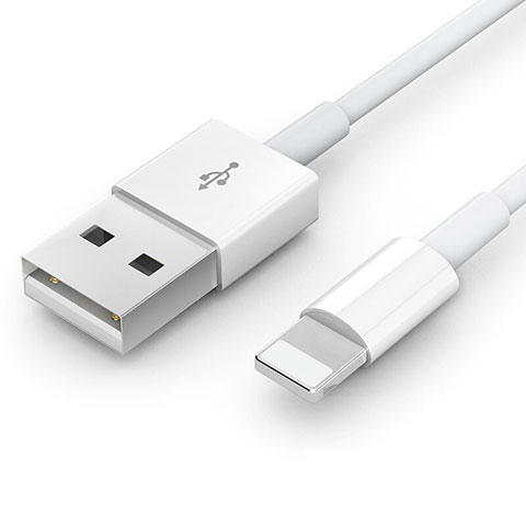 Cargador Cable USB Carga y Datos L09 para Apple iPhone Xs Blanco