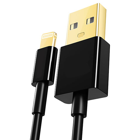 Cargador Cable USB Carga y Datos L12 para Apple iPhone Xs Negro