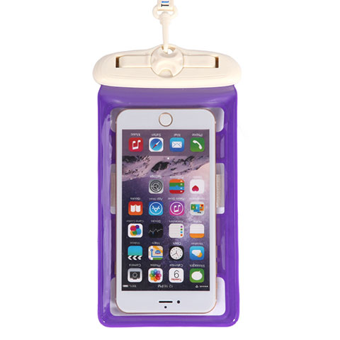 Funda Bolsa Impermeable y Sumergible Universal W18 Morado