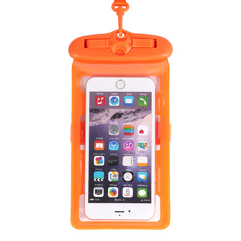 Funda Bolsa Impermeable y Sumergible Universal W18 Naranja