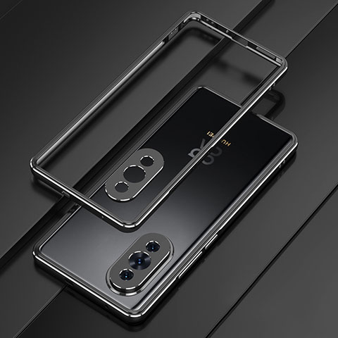 Funda Bumper Lujo Marco de Aluminio Carcasa para Huawei Nova 10 Negro