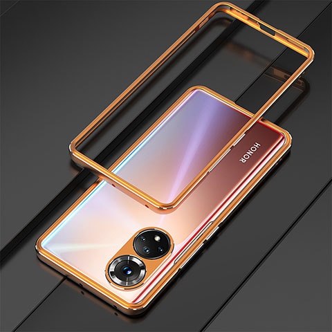 Funda Bumper Lujo Marco de Aluminio Carcasa para Huawei Nova 9 Oro