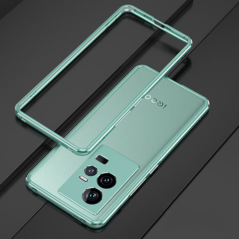 Funda Bumper Lujo Marco de Aluminio Carcasa para Vivo iQOO 11 Pro 5G Verde