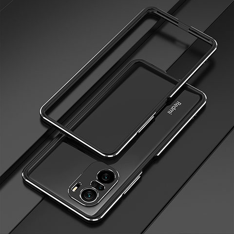 Funda Bumper Lujo Marco de Aluminio Carcasa para Xiaomi Mi 11X Pro 5G Negro
