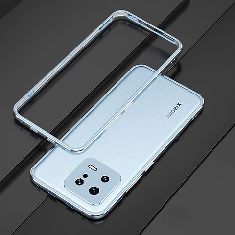 Funda Bumper Lujo Marco de Aluminio Carcasa para Xiaomi Mi 13 5G Azul