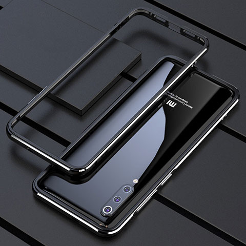 Funda Bumper Lujo Marco de Aluminio Carcasa para Xiaomi Mi 9 Lite Negro