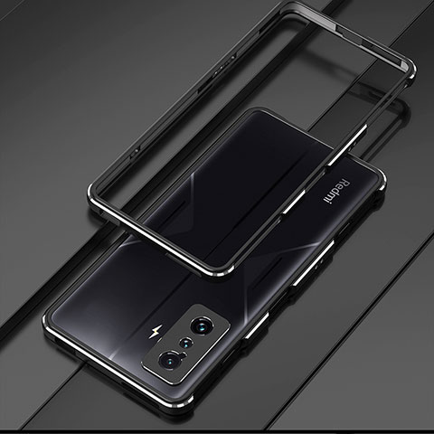 Funda Bumper Lujo Marco de Aluminio Carcasa para Xiaomi Poco F4 GT 5G Negro