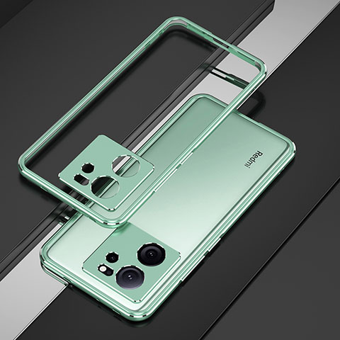 Funda Bumper Lujo Marco de Aluminio Carcasa para Xiaomi Redmi K60 Ultra 5G Verde