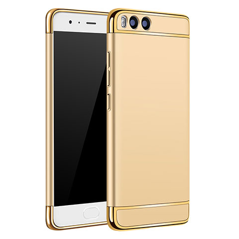 Funda Bumper Lujo Marco de Metal y Plastico para Xiaomi Mi 6 Oro