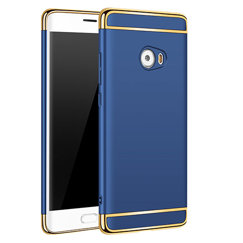 Funda Bumper Lujo Marco de Metal y Plastico para Xiaomi Mi Note 2 Special Edition Azul