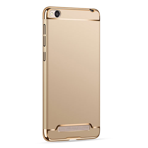 Funda Bumper Lujo Marco de Metal y Plastico para Xiaomi Redmi 4A Oro