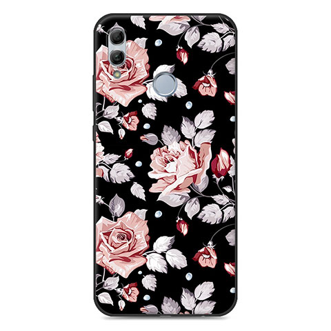 Funda Bumper Silicona Espejo Flores Carcasa S02 para Huawei Honor 10 Lite Multicolor