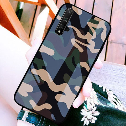 Funda Bumper Silicona Espejo Patron de Moda Carcasa para Huawei Honor 20 Multicolor