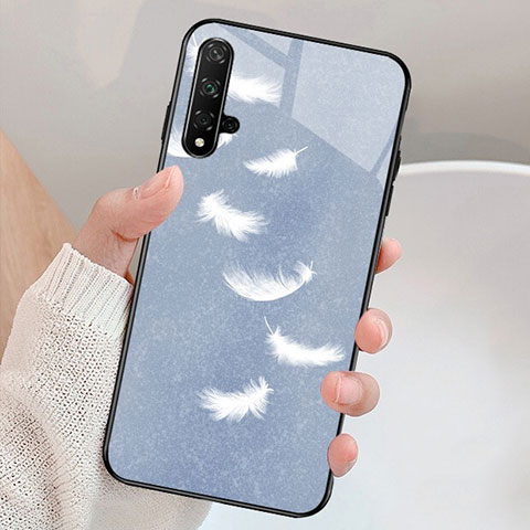 Funda Bumper Silicona Espejo Patron de Moda Carcasa para Huawei Honor 20S Gris