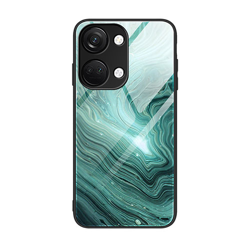 Funda Bumper Silicona Gel Espejo Patron de Moda Carcasa JM1 para OnePlus Nord 3 5G Verde