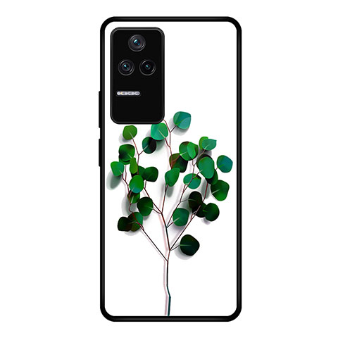 Funda Bumper Silicona Gel Espejo Patron de Moda Carcasa JM1 para Xiaomi Poco F4 5G Verde