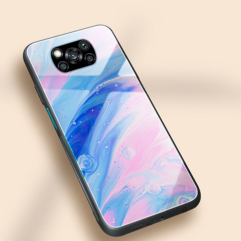 Funda Bumper Silicona Gel Espejo Patron de Moda Carcasa JM1 para Xiaomi Poco X3 Pro Vistoso