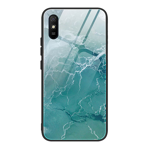 Funda Bumper Silicona Gel Espejo Patron de Moda Carcasa JM1 para Xiaomi Redmi 9A Verde