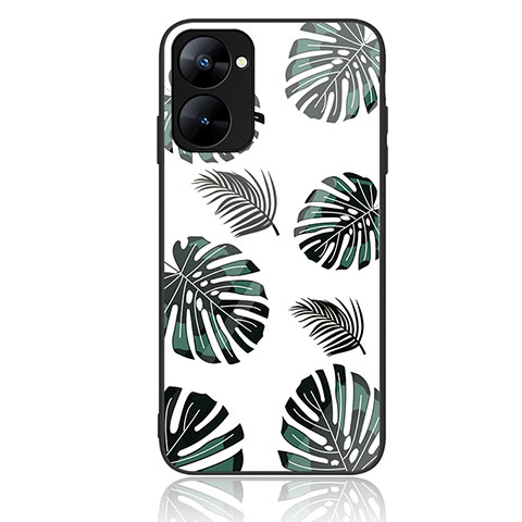 Funda Bumper Silicona Gel Espejo Patron de Moda Carcasa JM2 para Realme V20 5G Menta Verde