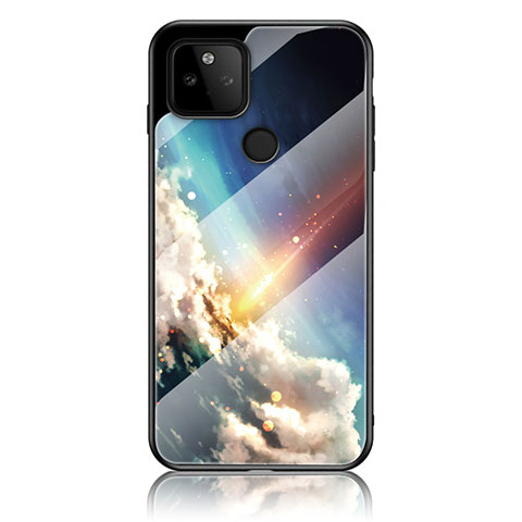 Funda Bumper Silicona Gel Espejo Patron de Moda Carcasa LS1 para Google Pixel 5a 5G Multicolor