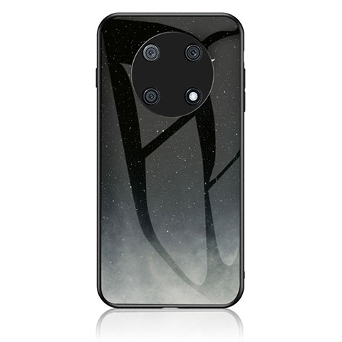 Funda Bumper Silicona Gel Espejo Patron de Moda Carcasa LS1 para Huawei Enjoy 50 Pro Gris