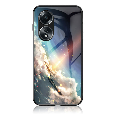 Funda Bumper Silicona Gel Espejo Patron de Moda Carcasa LS1 para Oppo A78 4G Multicolor