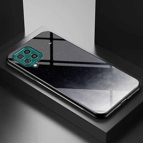 Funda Bumper Silicona Gel Espejo Patron de Moda Carcasa LS1 para Samsung Galaxy F62 5G Gris