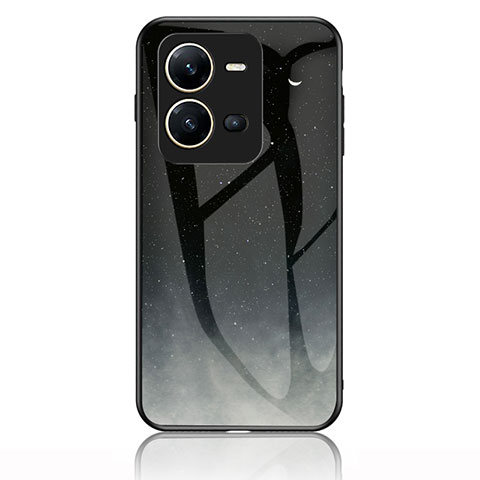 Funda Bumper Silicona Gel Espejo Patron de Moda Carcasa LS1 para Vivo X80 Lite 5G Gris