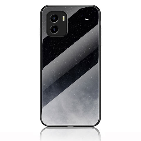 Funda Bumper Silicona Gel Espejo Patron de Moda Carcasa LS1 para Vivo Y15C Gris