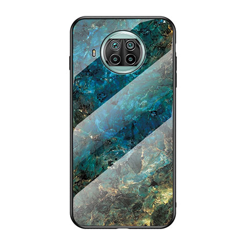 Funda Bumper Silicona Gel Espejo Patron de Moda Carcasa LS2 para Xiaomi Mi 10T Lite 5G Azul