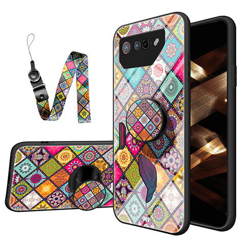 Funda Bumper Silicona Gel Espejo Patron de Moda Carcasa LS3 para Asus ROG Phone 7 Ultimate Multicolor