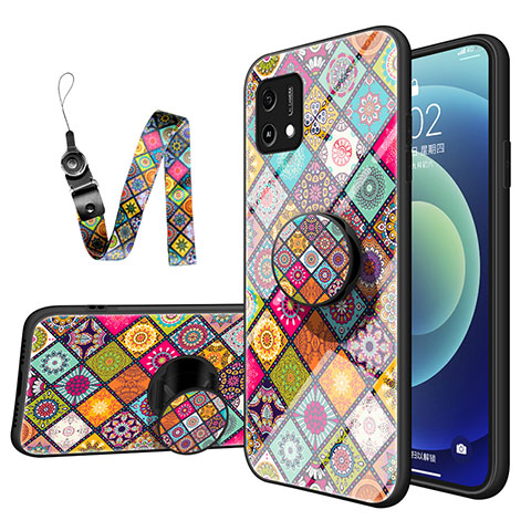 Funda Bumper Silicona Gel Espejo Patron de Moda Carcasa LS3 para Oppo A16K Multicolor