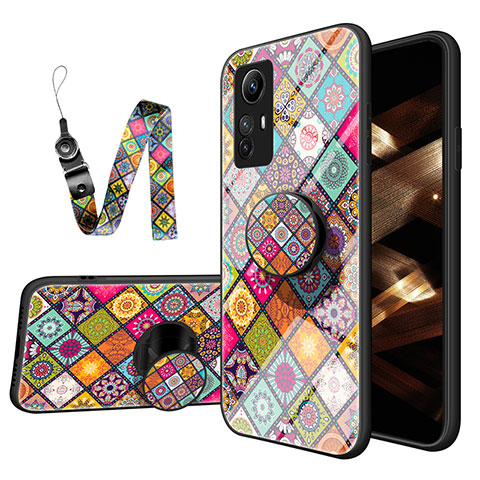 Funda Bumper Silicona Gel Espejo Patron de Moda Carcasa LS3 para Xiaomi Redmi Note 12S Multicolor