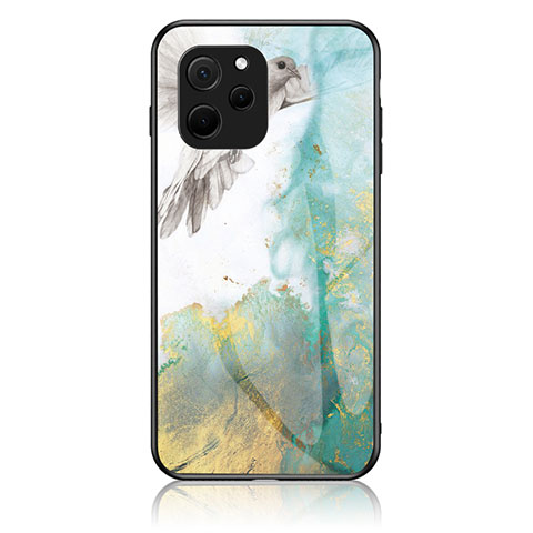 Funda Bumper Silicona Gel Espejo Patron de Moda Carcasa para Huawei Enjoy 50z Verde