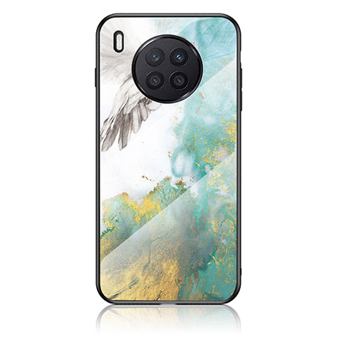 Funda Bumper Silicona Gel Espejo Patron de Moda Carcasa para Huawei Nova 8i Verde