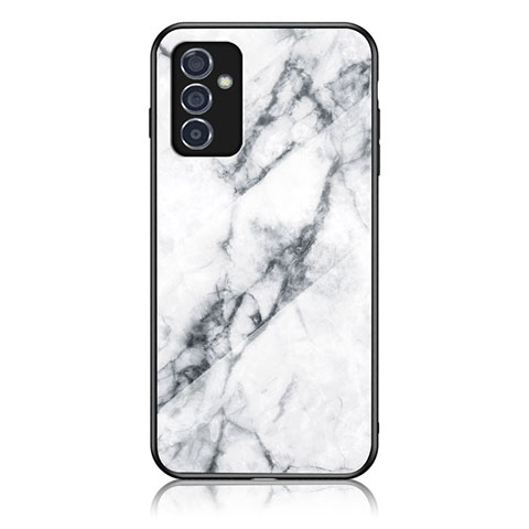 Funda Bumper Silicona Gel Espejo Patron de Moda Carcasa para Samsung Galaxy A05s Blanco