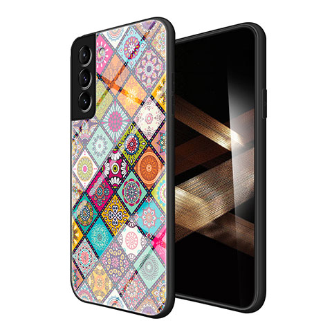 Funda Bumper Silicona Gel Espejo Patron de Moda Carcasa para Samsung Galaxy S25 Plus 5G Multicolor