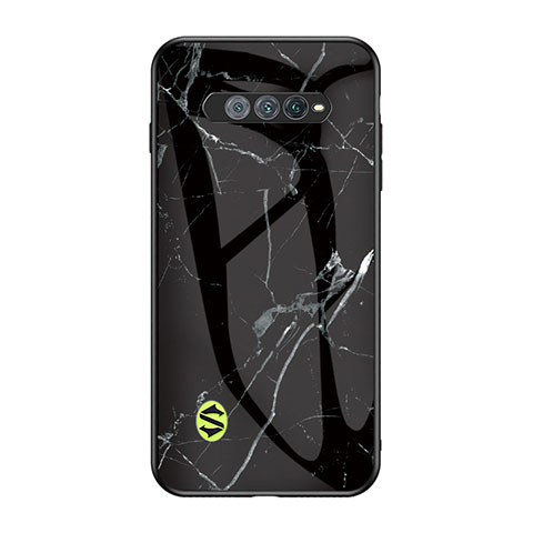 Funda Bumper Silicona Gel Espejo Patron de Moda Carcasa para Xiaomi Black Shark 5 RS 5G Negro