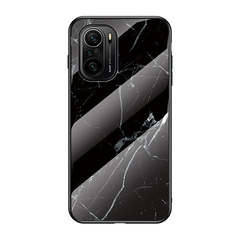 Funda Bumper Silicona Gel Espejo Patron de Moda Carcasa para Xiaomi Mi 11i 5G Negro