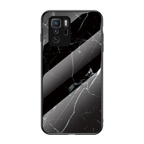 Funda Bumper Silicona Gel Espejo Patron de Moda Carcasa para Xiaomi Poco X3 GT 5G Negro