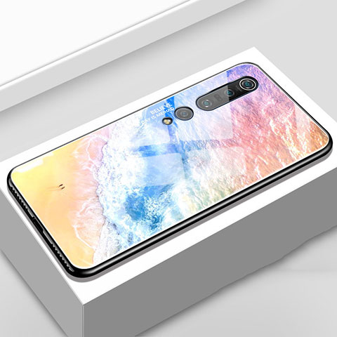 Funda Bumper Silicona Gel Espejo Patron de Moda Carcasa S01 para Xiaomi Mi 10 Pro Vistoso