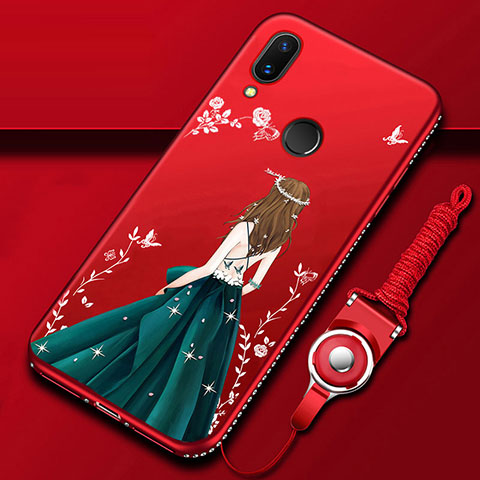 Funda Bumper Silicona Gel Espejo Vestido de Novia Carcasa para Huawei P Smart Z Multicolor