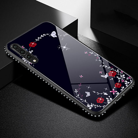 Funda Bumper Silicona Gel Espejo Vestido de Novia Carcasa para Huawei P20 Pro Negro