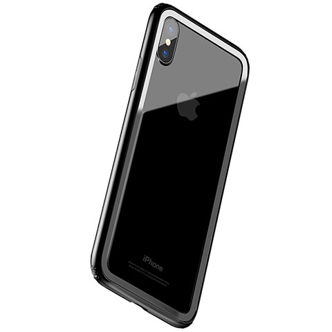 Funda Bumper Silicona Gel para Apple iPhone Xs Negro