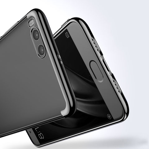 Funda Bumper Silicona Transparente Mate para Xiaomi Mi 6 Negro