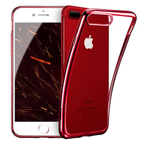 Funda Apple iPhone 8 Plus Roja Piel